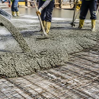 Saha Betonu Uygulaması