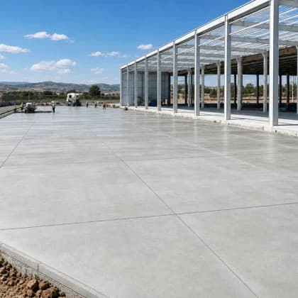 Saha Betonu Uygulaması